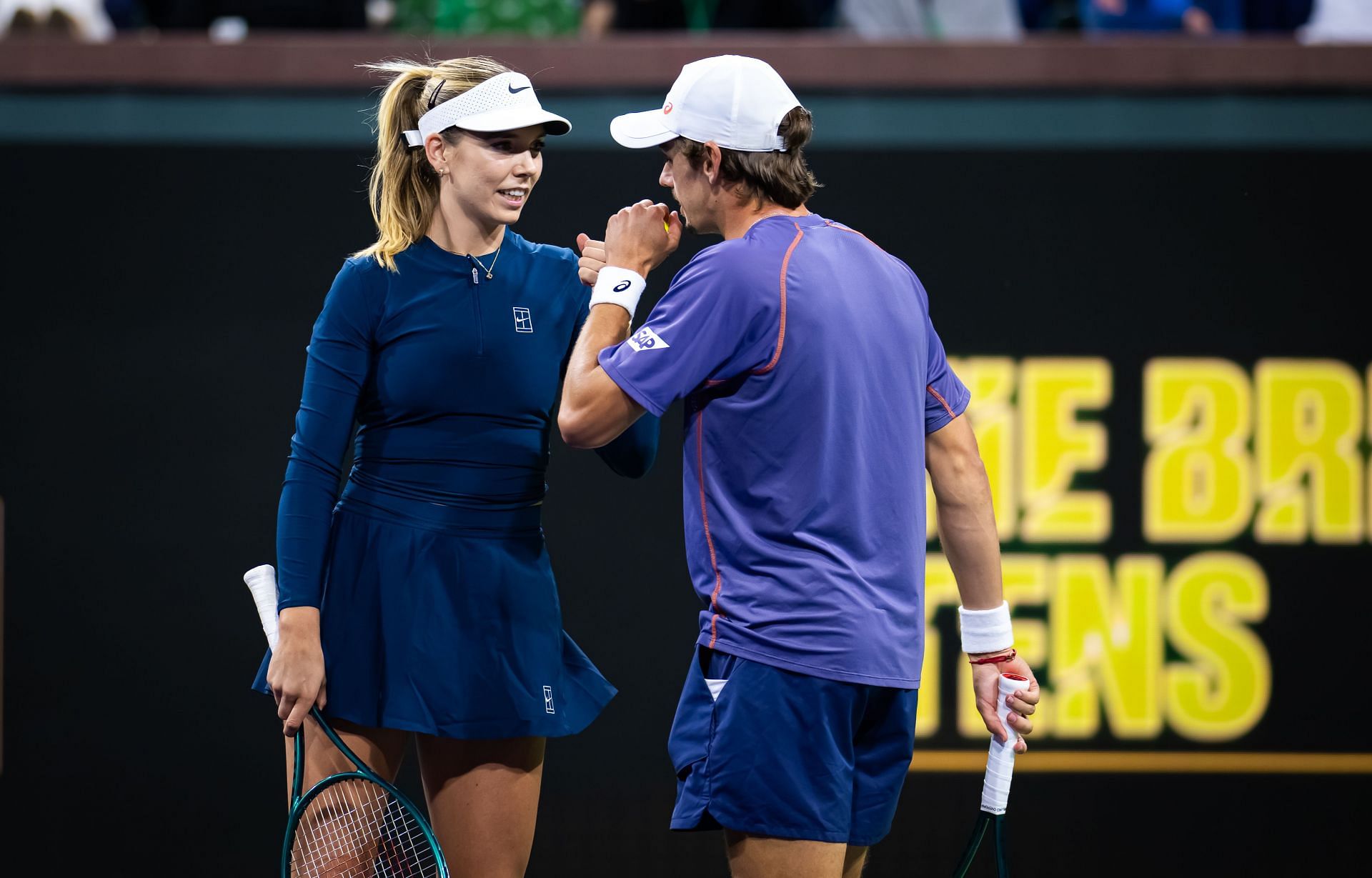 Boulter and De Minaur at the BNP Paribas Open - Previews - Source: Getty